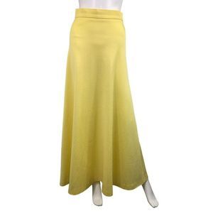 1950s Yellow Boho Long Maxi Skirt Evening Wear Cocktail Party‎ 50s